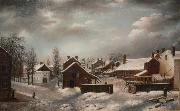 Francis Guy Winter Scene in Brooklyn oil painting picture wholesale